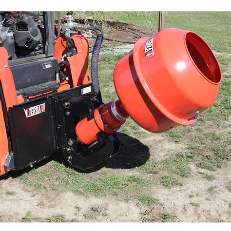 skid steer auger cement mixer|skid steer concrete mixer attachment.